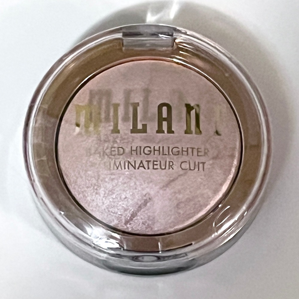 Milani Baked Highlighter Powder 0.12oz 01 Dolce Perla Pale Pearlescent Pink New